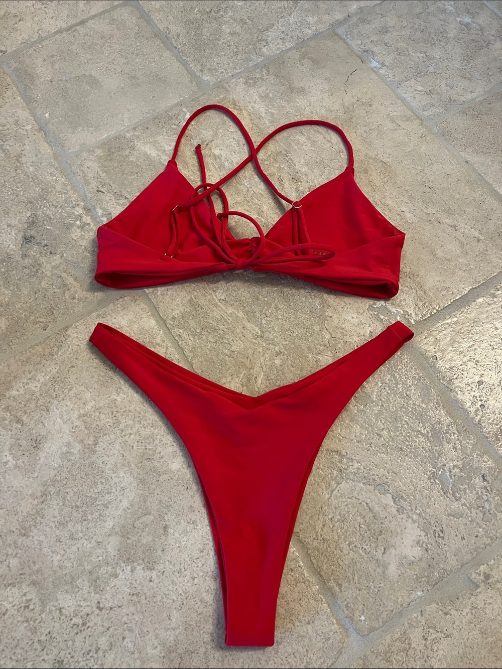 Skatie Freedom red bikini set - Picture 2 of 5